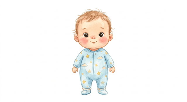 Toddler girl with pigtails